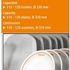 Bartscher Hot cupboard, 2D, 110-120 plates