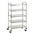 Bartscher Nickel-Chrome Steel 5 Tier Service Trolley 1540 x 600 x 920 mm