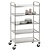 Bartscher Nickel-Chrome Steel 5 Tier Service Trolley 1540 x 600 x 920 mm