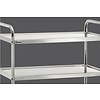 Bartscher Nickel-Chrome Steel 5 Tier Service Trolley 1540 x 600 x 920 mm