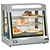 Bartscher Countertop Heating Display 110 L, 3-Level, 1,84 kW, from 30 to 90 °C, with Slanted Glass, Grey