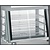 Bartscher Countertop Heating Display 110 L, 3-Level, 1,84 kW, from 30 to 90 °C, with Slanted Glass, Grey