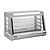 Bartscher Countertop Heating Display 152 L, 3-Level, 1,84 kW, from 30 to 90 °C, with Slanted Glass, Grey