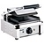 Bartscher Single Cast Iron Contact Grill, Smooth Grill Plate, 220 x 235 mm, 1,8 kW