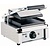 Bartscher Single Cast Iron Contact Grill, Top Plate Grooved, Bottom Smooth, 220 x 235 mm, 1,8 kW