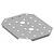 Bartscher Shelf perforated, 1/4GN