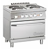 Bartscher Electric Cooker with 4 Hot Plates and Electric Convection Oven GN 2/1, 15,8 kW Bartscher Electric Cooker with 4 Hot Plates and Electric Convection Oven GN 2/1, 15,8 kW