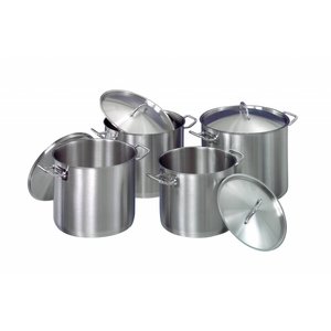 Bartscher Stainless Steel 18/10 Cookware Set with Lid Bartscher Stainless Steel 18/10 Cookware Set with Lid
