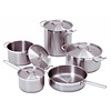 Bartscher Nickel-Chrome Steel Cookware Set with Lid Bartscher Nickel-Chrome Steel Cookware Set with Lid