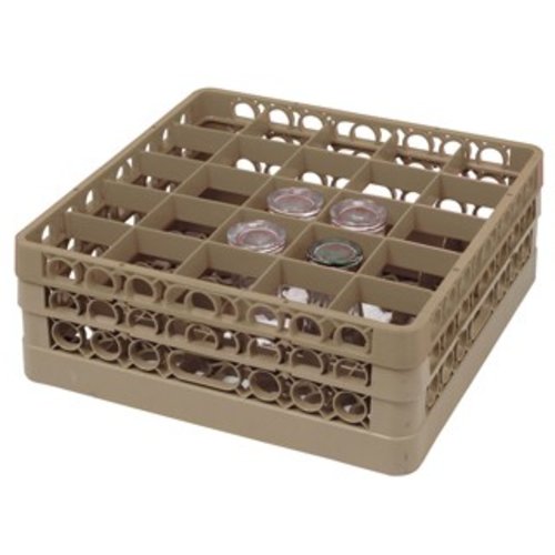 Bartscher Kosz do zmywarki na szkło 25 przegród / 500 x 500 x 266 mm, brązowy Bartscher Kosz do zmywarki na szkło 25 przegród / 500 x 500 x 266 mm, brązowy