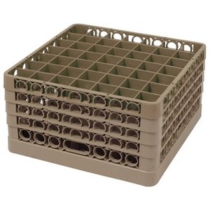 Bartscher Kosz do zmywarki na szkło 49 przegród / 500 x 500 x 266 mm, brązowy Bartscher Kosz do zmywarki na szkło 49 przegród / 500 x 500 x 266 mm, brązowy