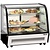Bartscher Refrigerated Display Rectangular, 120 L, from 2°C to 12°C, Countertop, Black-Silver