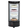 Bartscher Cake Showcase Round, 72 L, from 2°C to 10°C, Countertop, Black Bartscher Cake Showcase Round, 72 L, from 2°C to 10°C, Countertop, Black