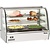 Bartscher Countertop Heating Display 160 L, 3-Level, 1,50 kW, from 30 to 90 °C, with Bent Glass, Silver
