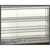 Bartscher Countertop Heating Display 160 L, 3-Level, 1,50 kW, from 30 to 90 °C, with Bent Glass, Silver