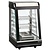 Bartscher Countertop Heating Display 52 L, 3-Level, 1,20 kW, from 30 to 110 °C, with Slanted Glass, Black