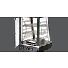 Bartscher Countertop Heating Display 52 L, 3-Level, 1,20 kW, from 30 to 110 °C, with Slanted Glass, Black