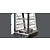 Bartscher Countertop Heating Display 52 L, 3-Level, 1,20 kW, from 30 to 110 °C, with Slanted Glass, Black