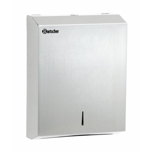 Bartscher Paper towel dispenser, SS brushed Bartscher Paper towel dispenser, SS brushed