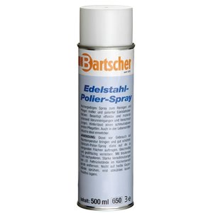 Bartscher Spray do polerowania stali nierdzewnej 500 ml (12 szt.) Bartscher Spray do polerowania stali nierdzewnej 500 ml (12 szt.)