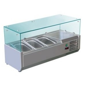 Saro Nadstawa chłodnicza do przechowywania składników 3x 1/3 GN, 150W, od 2 do 8°C ze statycznym chłodzeniem Saro Nadstawa chłodnicza do przechowywania składników 3x 1/3 GN, 150W, od 2 do 8°C ze statycznym chłodzeniem