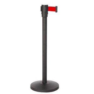 Saro Barrier Post (h)915 mm, Black with Red Tape 1800 mm, 8,45 kg Saro Barrier Post (h)915 mm, Black with Red Tape 1800 mm, 8,45 kg