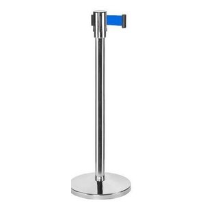Saro Barrier Post (h)915 mm, Silver with Blue Tape 1800 mm, 8,45 kg Saro Barrier Post (h)915 mm, Silver with Blue Tape 1800 mm, 8,45 kg