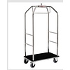 Diamond Carriage for luggage & cloakroom "chromed", 2 wheels with brakes