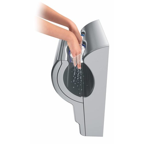 Dyson Automatyczna Suszarka do rąk kieszeniowa na podczerwień 1,6 kW, srebrna z filterm HEPA Dyson Automatyczna Suszarka do rąk kieszeniowa na podczerwień 1,6 kW, srebrna z filterm HEPA