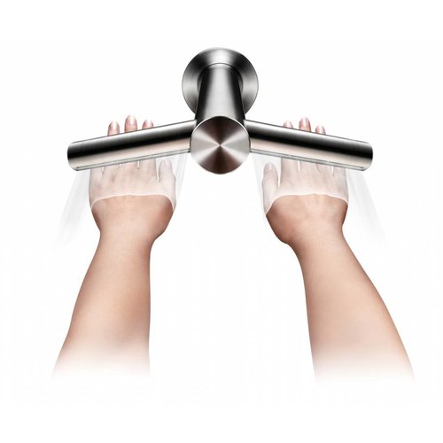 Dyson Automatyczna Suszarka zintegrowana do rąk na podczerwień 1,6 kW, srebrna z filterm HEPA Dyson Automatyczna Suszarka zintegrowana do rąk na podczerwień 1,6 kW, srebrna z filterm HEPA