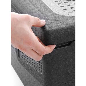 Hendi Pojemnik termoizolacyjny GN 1/1, 39 L, ładowany od góry, czarny, Profi Line