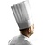Hendi Czapka kucharska LE GRAND CHEF biała, zestaw 10 szt.
