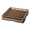 Bartscher Brown Dishwasher Glasses Basket 49 compartments / 500 x 500 x 100 mm