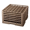 Bartscher Kosz do zmywarki na szkło 49 przegród / 500 x 500 x 306 mm, brązowy