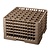 Bartscher Kosz do zmywarki na szkło 49 przegród / 500 x 500 x 306 mm, brązowy