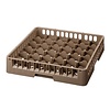Bartscher Brown Dishwasher Glasses Basket 36 compartments / 500 x 500 x 100 mm