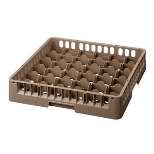 Bartscher Kosz do zmywarki na szkło 36 przegród / 500 x 500 x 100 mm, brązowy Bartscher Kosz do zmywarki na szkło 36 przegród / 500 x 500 x 100 mm, brązowy