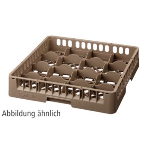 Bartscher Kosz do zmywarki na szkło 16 przegród / 500 x 500 x 142 mm, brązowy Bartscher Kosz do zmywarki na szkło 16 przegród / 500 x 500 x 142 mm, brązowy