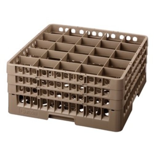 Bartscher Brown Dishwasher Glasses Basket 25 compartments / 500 x 500 x 266 mm Bartscher Brown Dishwasher Glasses Basket 25 compartments / 500 x 500 x 266 mm
