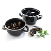 Hendi Enameled Mussels Pot with Lid 0,8 L Ø 125 mm