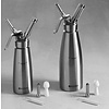 Hendi Stainless Steel Whipped Cream Dispenser 0,5 L, (with 3 Different Nozzles)