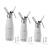 Hendi Whipped Cream Dispenser 1 L, White (with 3 Different Nozzles and Cleaning Brush)