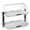 Hendi Double Rectangular Roll Top Buffet Display 465 x 310 mm