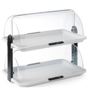 Hendi Double Rectangular Roll Top Buffet Display 465 x 310 mm Hendi Double Rectangular Roll Top Buffet Display 465 x 310 mm