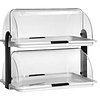 Hendi Double Rectangular Roll Top Buffet Display 465 x 310 mm