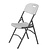 Hendi Light Grey Catering Folding Chair for Outdoor Use