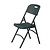 Hendi Black Catering Folding Chair for Outdoor Use, Load 80 kg
