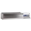 Diamond Top unit for storing ingredients 10x 1/4 GN, 340W, from 2 to 10°C with Stainless Steel Lid