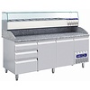 Diamond Top unit for storing ingredients 9x 1/3 GN, 340W, from 2 to 10°C with Sneezeguard