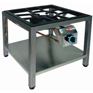 Diamond Gas Stock Pot Range Paella 10 kW, Ø250 mm with Stand